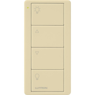 Lutron 4-Button Pico Smart Remote - Zone Control - Light Icons - Ivory