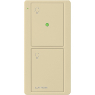Lutron Pico Wireless Control Keypad - 2-Button w/ Nightlight - Ivory
