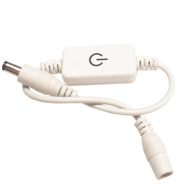 Westgate 12V In-Line Dimmer For Puck Lights - White
