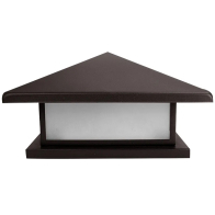 Westgate PML LED Large Pier Mount Light - 18W - CCT Selectable - 460 Lumens - 120V - Oil Rubbed Bronze