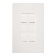 Lutron Multi-Port Frame - Field Customizable - White