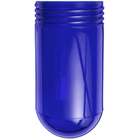 RAB Blue Round Bottom Glass Globe - 100 Series