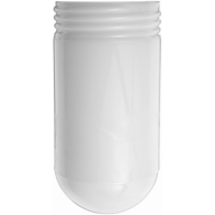RAB White Round Bottom Glass Globe - 100 Series