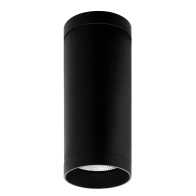 Westgate CMC 4" LED Cylinder Light - Surface or Pendant Mount - 9 | 12 | 15W - CCT Selectable - 120-277V - Black