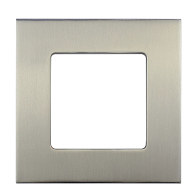 Westgate 4" Square Trim For SSL4 Series - Brushed Nickel