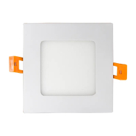 Westgate SSL4 4" LED Slim Square Recessed Downlight - 9W - CCT Selectable - 630 Lumens - 120V - White