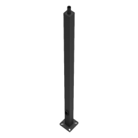 RAB Lighting 10' Steel Pole - Square - Slipfitter Top - 4" Shaft Size - 11 Gauge - Bronze