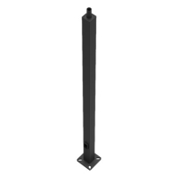 RAB Lighting 20' Steel Pole - Square - Slipfitter Top - 4" Shaft Size - 11 Gauge - Bronze