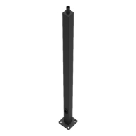 RAB Lighting 25' Steel Pole - Square - Slipfitter Top - 4" Shaft Size - 11 Gauge - Bronze