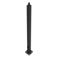 RAB Lighting 25' Steel Pole - Square - Slipfitter Top - 5" Shaft Size - 7 Gauge - Bronze