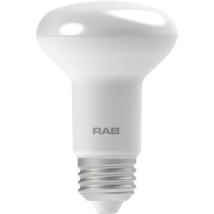 RAB 7W LED R20 - Dimmable - 2700K - 525 Lumens - 120V