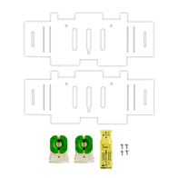 TechBrite 48" 1-Lamp Strip Retrofit Kit - Non-Shunted Sockets - T8 LED Tube Ready