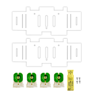 TechBrite 48" 2-Lamp Strip Retrofit Kit - Non-Shunted Sockets - T8 LED Tube Ready