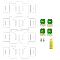 TechBrite 96" 2-Lamp Strip Retrofit Kit - Non-Shunted Sockets - T8 LED Tube Ready