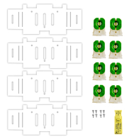 PROLIGHTING 96" 4-Lamp Strip Retrofit Kit - Shunted Sockets - T8 LED Tube Ready