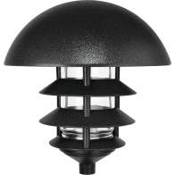 RAB 100W Max Four Tier Dome Top Landscape Light - Black - 120V