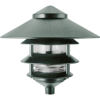 RAB 100W Max Four Tier Flare Landscape Light - Verde Green - 120V
