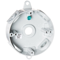 RAB Weatherproof Round Box - 1/2" Tap - Silver Gray - No Cover