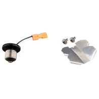 Lotus Retrofit Kit for 4" Lotus LED-S8W J-Box Mount or Retrofit LED Downlight - E26 Adapter and Butterfly Clips