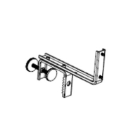 Light Efficient Design 7.5” Long Arm Bracket for LED Solar Display Light Fixture