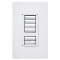 Lutron RadioRA 2 seeTouch Wall-Mount CL Hybrid Keypad - 4 Scene w/ Raise-Lower - Black