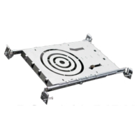 Westgate 3" / 4" / 6" Round Galvanized Rough-In Plate with Bar Hangers
