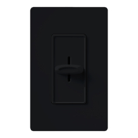 Lutron Skylark Slide-to-Off 3-Speed Fan Control - Single-Pole - Black