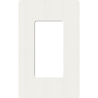 Lutron Claro Screwless Designer Wallplate - 1 Gang - Glacier White