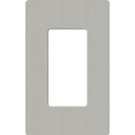 Lutron Claro Screwless Designer Wallplate - 1 Gang - Pebble