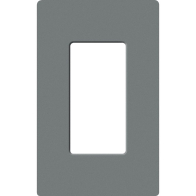 Lutron Claro Screwless Designer Wallplate - 1 Gang - Slate