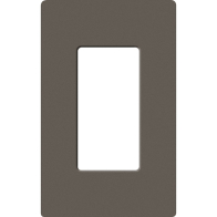 Lutron Claro Screwless Designer Wallplate - 1 Gang - Truffle