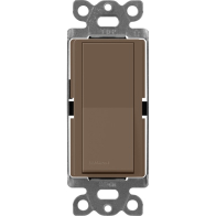 Lutron Claro 3-Way Switch - 15A - Espresso