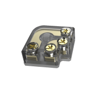 Tape to Tape 90° L-shape Screw Connector for Lotus LED Tape Light