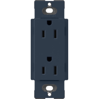 Lutron Claro 15A Receptacle - Deep Sea