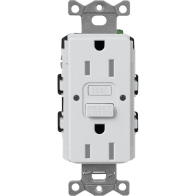 Lutron Claro 15A GFCI Receptacle - Tamper Resistant - Mist