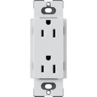 Lutron Claro 15A Receptacle - Mist