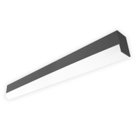 Westgate SCX 72" LED Linear Light - Drop Lens - 60W - CCT Selectable - 7,102 Lumens - 120-277V - Black