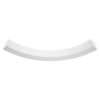 Westgate SCXC 48" LED Linear Light - Quarter Circle - 25W - CCT Selectable - 2,750 Lumens - 120-277V - White