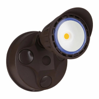 Westgate SL LED Security Light - Dimmable - 10W - 3000K - 950 Lumens - 120V - Bronze