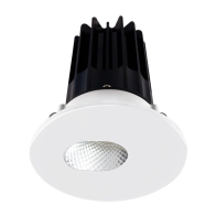 Lotus 2" LED Recessed Downlight - 8W - CCT Selectable - Diamond Reflector - Slot Aperture Trim - 120V