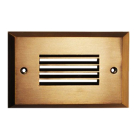 Westgate Trim For SLE Step Lights - Horizontal Louver - Antique Bronze