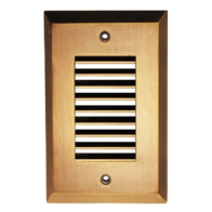 Westgate Trim For SLE Step Lights - Vertical Louver - Antique Bronze