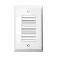 Westgate Trim For SLE Step Lights - Vertical Louver - White