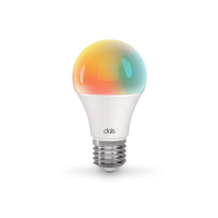 DALS 9W RGB + CCT Tunable LED A19 Lamp - 27K-65K - 800 Lumens - 120V