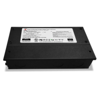 Lotus LED Driver - 96W Capacity - Dimmable - Wet Location - 120-277V Input / 24V DC Output