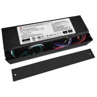 Lotus LED Driver - 288W (3 x 96W) Capacity - 120V / 0-10V Dimming - Wet Location - 120-277V Input / 24V DC Output