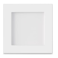 NSL 4W 3" Square LED Edge Lit Puck Light - 3000K - 200 Lumens - 24V - Black