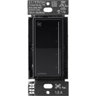 Lutron Sunnata Fan Control - Black