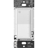 Lutron Sunnata Fan Control - Snow White