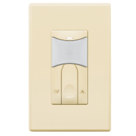 SensorWorx Wall Switch Sensor - PIR + Daylight Detection - Auto On - 0-10V Dimming - Stand Alone - 12-24V - Light Almond